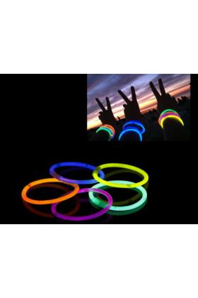 10 Adet Glow Stick Bracelet Fosforlu Kırılan Çubuk Bileklik