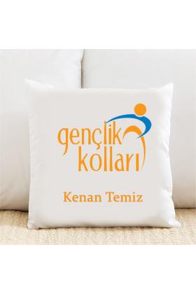 Ak Parti Gençlik Kolları Kişiye Özel Yastık Kılıfı Pi200