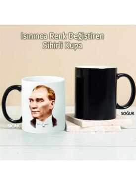Atatürk Kişiye Özel Sihirli Kupa Pi223