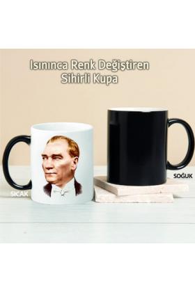 Atatürk Kişiye Özel Sihirli Kupa Pi223