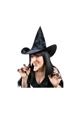 Halloween Cadı Kostüm Şapka Seti
