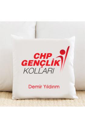 CHP Gençlik Kolları Kişiye Özel Yastık Kılıfı Pi194