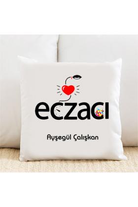 Eczacı Kişiye Özel Yastık Kılıfı Pi38