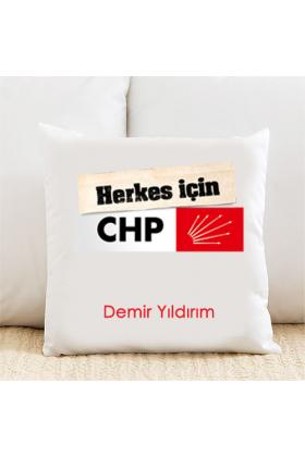 Herkes İçin CHP Kişiye Özel Yastık Kılıfı Pi195