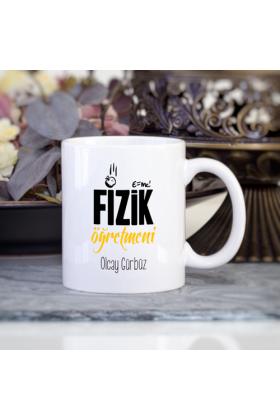 Kişiye Özel Fizik Öğretmeni Kupa Bardak