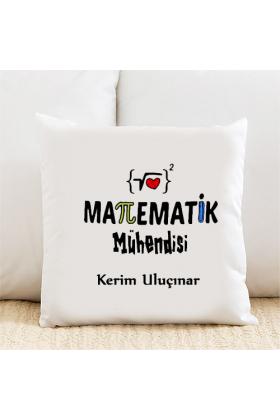 Matematik Mühendisi Kişiye Özel Yastık Kılıfı Pi37