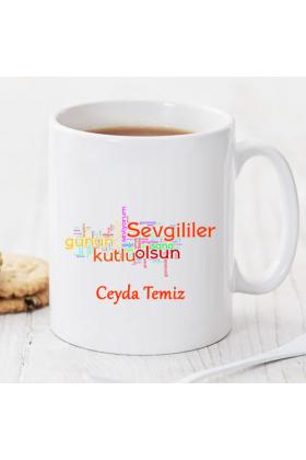 Sevgililer Günün Kutlu Olsun Kişiye Özel Kupa Pi62