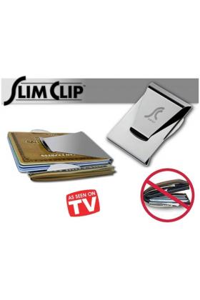 Slim Clip Çelik Para ve Kredi Kartı Cüzdanı