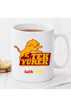 Tek Yürek Kişiye Özel Kupa Pi139