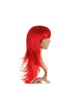 Uzun Peruk Saç Kırmızı