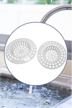 2 Li Plastik Mutfak - Banyo  Lavabo Filtresi Süzgeci