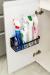 2 Li Plastik Yapışkanlı Askılı Mutfak- Banyo Rafı Düzenleyici Duş Şampuanlık