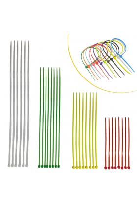 30 Adet Renkli Plastik Cırt Kelepçe Kablo Bağı Kablo Düzenleyici