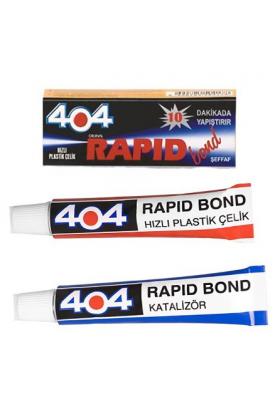 404 Rapid Bond Hızlı Plastik Çelik Yapıştırıcı 16g 10 Dk da Yapıştır