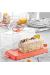 Baton Pasta Kek Fanusu - Kilitleme Mekanizmalı Saklama Taşıma Kabı