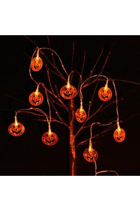 Cadılar Bayramı Halloween Balkabağı Temalı Led Işık 2 Metre