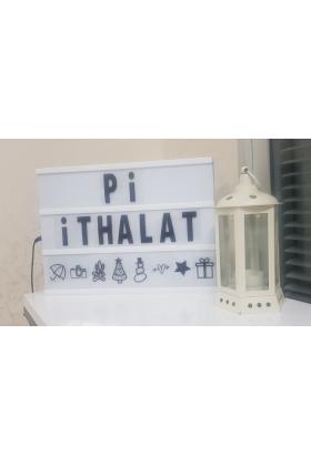Cinematic Harflerle Işıklı Mesaj Veren Light Box Led Pano