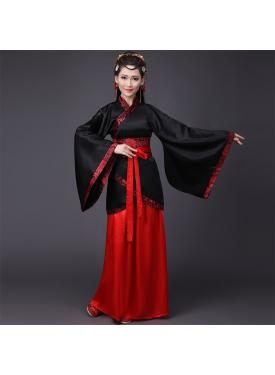 Çinli Kostümü Kız Çocuk - Çocuk Çinli Kostüm 9-10 Yaş