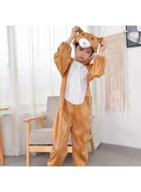 Çocuk Ayı Kostümü - Maymun Kostümü 2-3 Yaş 80 cm
