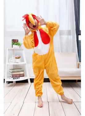 Çocuk Horoz Kostümü - Tavuk Kostümü 6-7 Yaş 120 cm