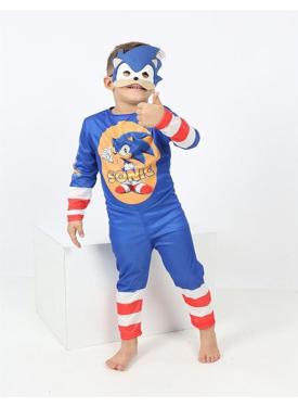 Çocuk Sonic Kostümü - Sonic The Hedgehog Kostümü