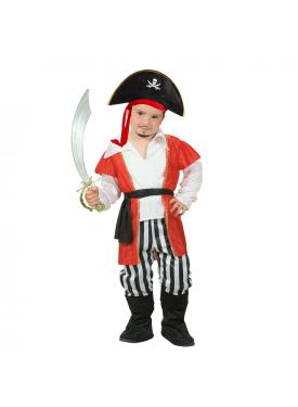 Erkek Çocuk Jack Sparrow Denizci Korsan Kostümü 4-6 Yaş