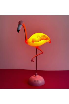 Flamingo Masa Lambası - 2 Fonksiyonlu USB Şarjlı