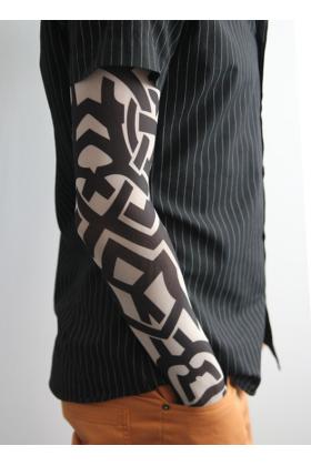 Giyilebilir Kol Dövmesi Çorap Dövme 3D Baskılı Kol Bacak Dövme 2 Adet Model 5