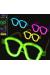 Glow Partisi Fosforlu Gözlükler 6 Renk 6 Adet