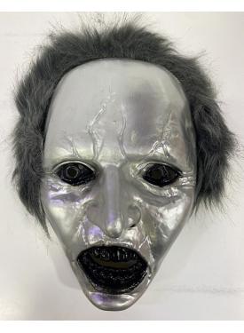 Gri Saçlı Plastik Michael Myers Maskesi 26x17 cm