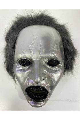 Gri Saçlı Plastik Michael Myers Maskesi 26x17 cm
