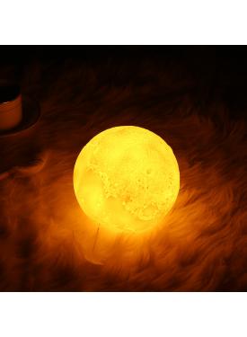 Gün Işığı  3D Ay Gece Lambası Dekoratif Küre Led Başucu Lambası
