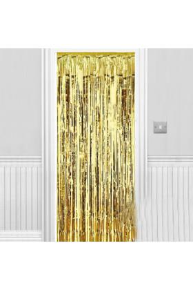 Işıltılı Duvar ve Kapı Perdesi Gold 90x200 cm