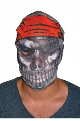 Kafaya Tam Geçmeli Bez Korsan Maskesi - Streç Korku Maskesi - 3D Baskılı Maske Model 4