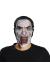 Kafaya Tam Geçmeli Bez Vampir Maskesi - Streç Korku Maskesi - 3D Baskılı Maske Model 2