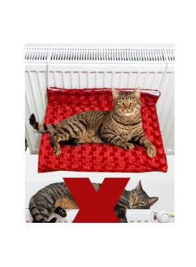 Kalorifer Askılıklı Kedi Yatağı Yıkanabilir - Pembe
