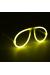 Karanlıkta Parlayan Fosforlu Glow Stick Gözlük Fosforlu Gözlük Sarı Renk