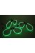 Karanlıkta Parlayan Fosforlu Glow Stick Gözlük Fosforlu Gözlük Yeşil Renk