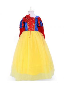 Kız Çocuk Kabarık Pamuk Prenses Kostümü + Tarlatan + Pelerin + Taç