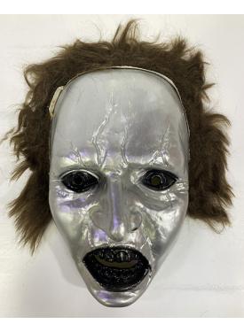 Koyu Kahve Saçlı Plastik Michael Myers Maskesi 26x17 cm