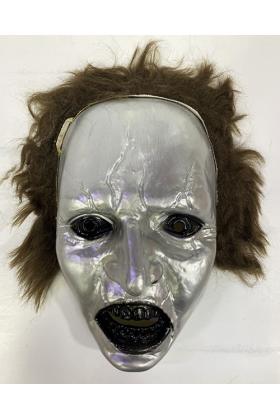 Koyu Kahve Saçlı Plastik Michael Myers Maskesi 26x17 cm
