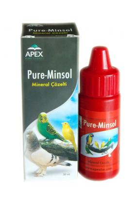 Kuşlar İçin Mineral Çözelti - Pure-Minsol