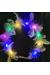 Led Işıklı Rengarenk Yanan 3 Fonksiyonlu Otrişli Parti Tacı Renkli 12x12 cm