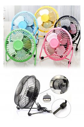 Metal Usb  Sessiz Mini Vantilatör Fan -16 CM
