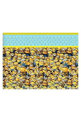 Minions Temalı Plastik Masa Örtüsü 120x180 cm