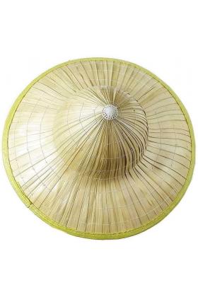 Naturel Renk Hasır Malzeme Bali Şapkası 42x35 cm