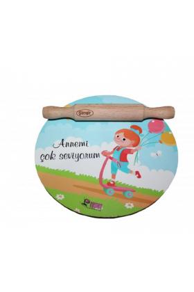 Oyun Hamuru Hediyeli  Mini Sofra Seti- 18 cm