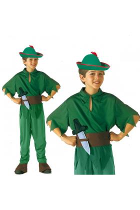 Peter Pan Kostümü - Alman Kostümü - Robin Hood Kostümü 4-6 Yaş