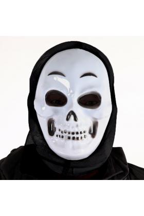 Plastik Kuru Kafa Maskesi - Kapişonlu İskelet Maskesi 27x20 cm