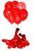 Seni Seviyorum Yazılı 40 lı Kalp Balon